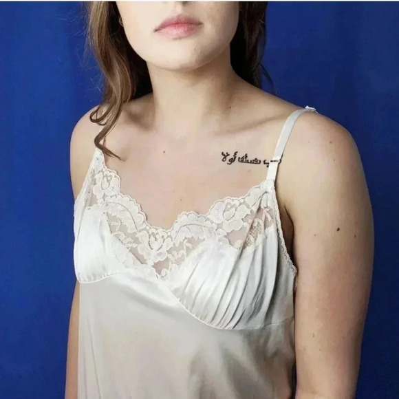 Vintage Vassarette Slip Dress - Medium - Picture 10 of 11